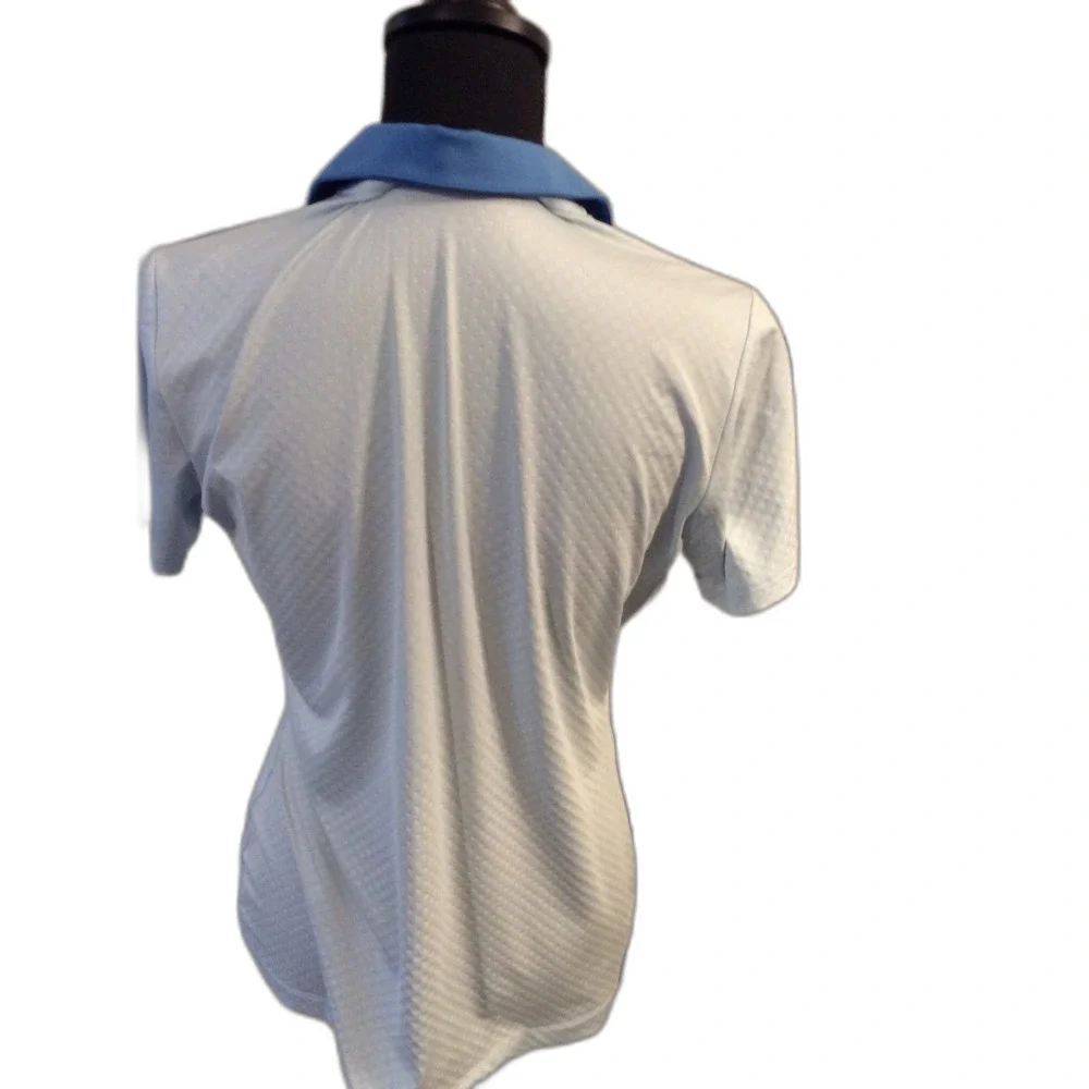 NEW NWT Nike Golf Tour Performance Powder Blue Short Sleeve Women's Size Medium